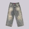 Vaqueros Colossus Jeans de talle bajo y efecto desgastado