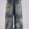 Vaqueros Colossus Jeans de talle bajo y efecto desgastado