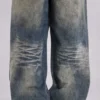 Vaqueros Colossus Jeans de talle bajo y efecto desgastado