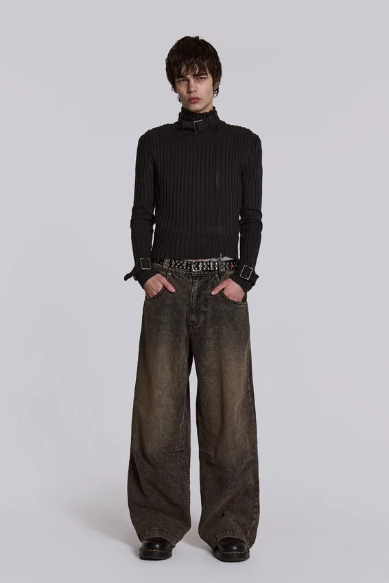 Vaqueros Colossus Jeans en marrón ácido