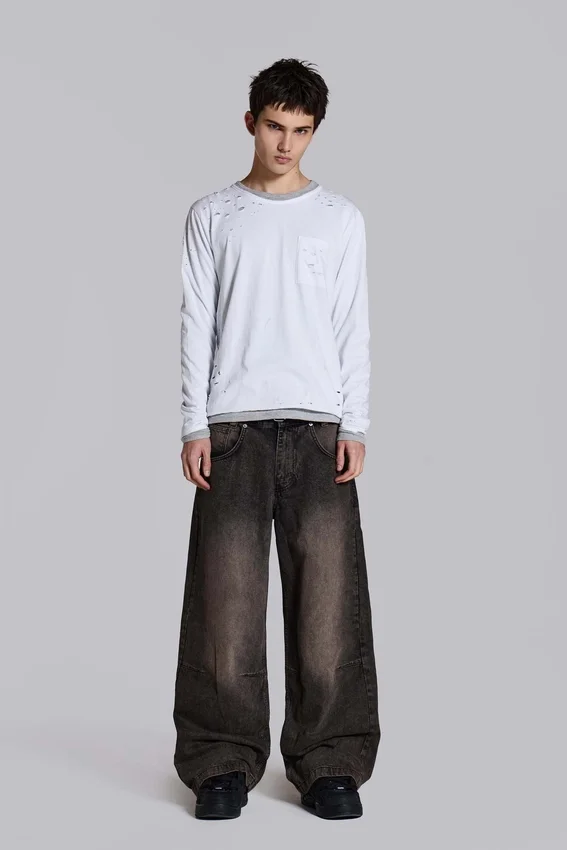 Vaqueros Colossus Jeans en marrón ácido