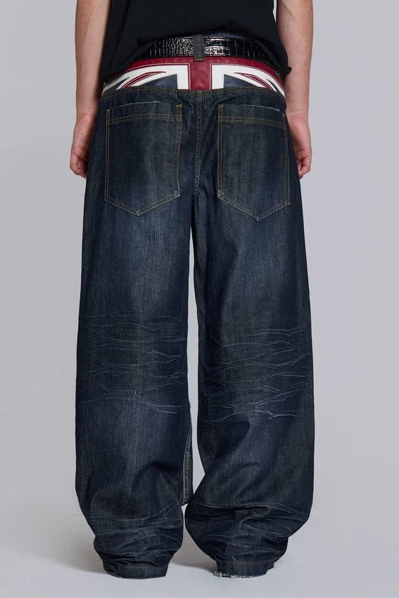 Vaqueros Colossus Jeans índigo con Union Jack