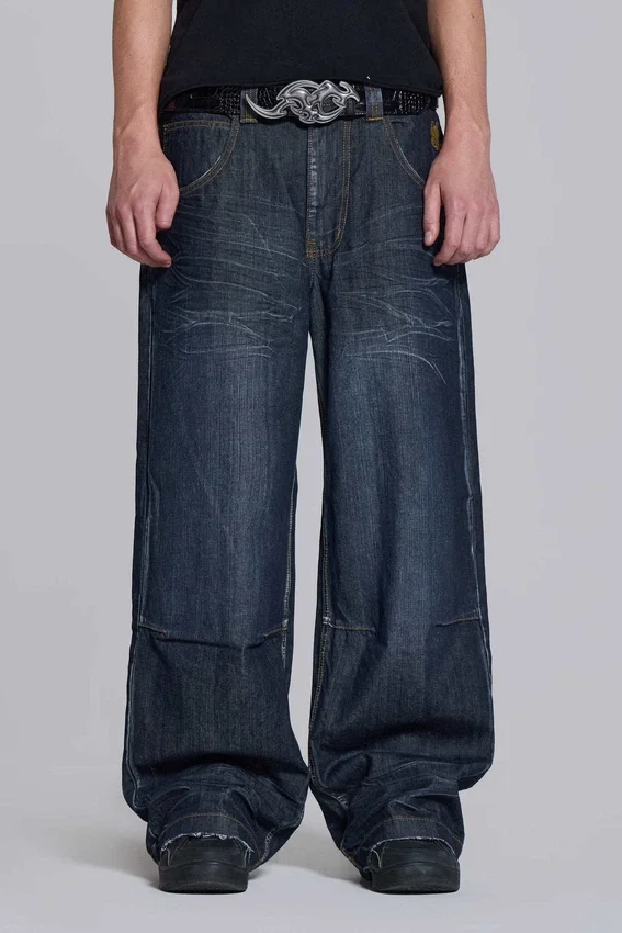 Vaqueros Colossus Jeans índigo con Union Jack
