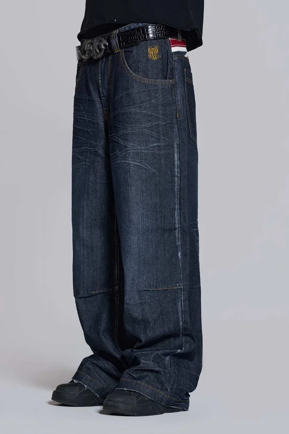 Vaqueros Colossus Jeans índigo con Union Jack