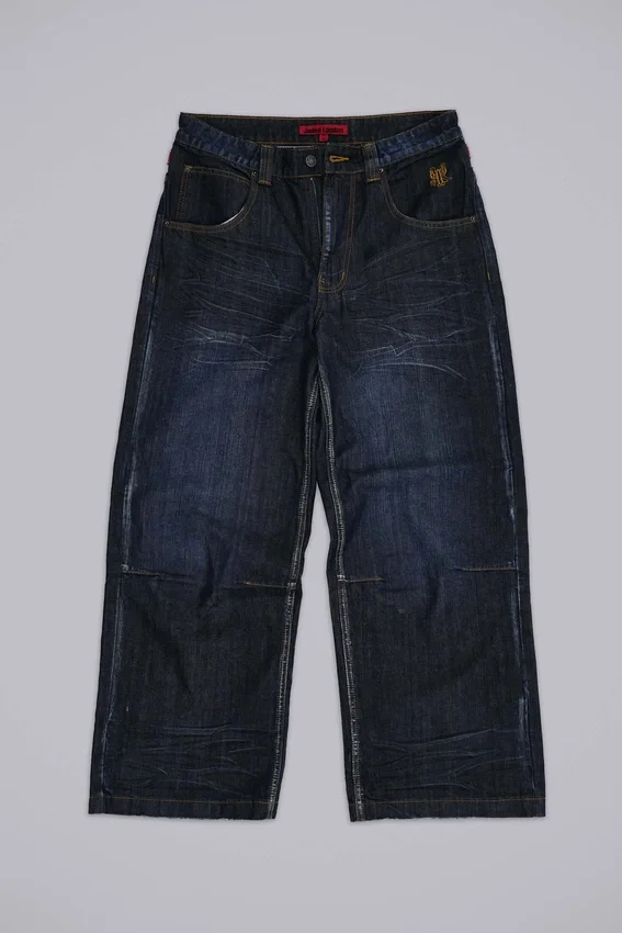 Vaqueros Colossus Jeans índigo con Union Jack