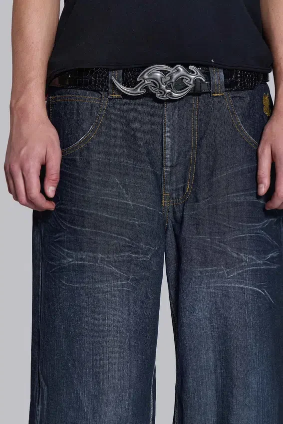 Vaqueros Colossus Jeans índigo con Union Jack