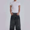 Vaqueros Colossus Jeans negros con cinturilla ajustable XL