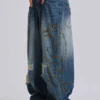 Vaqueros Colossus Jeans XL con tachuelas «Tattoo»