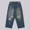 Vaqueros Colossus Jeans XL con tachuelas «Tattoo»