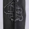 Vaqueros Colossus Jeans XL negros con bordado en relieve