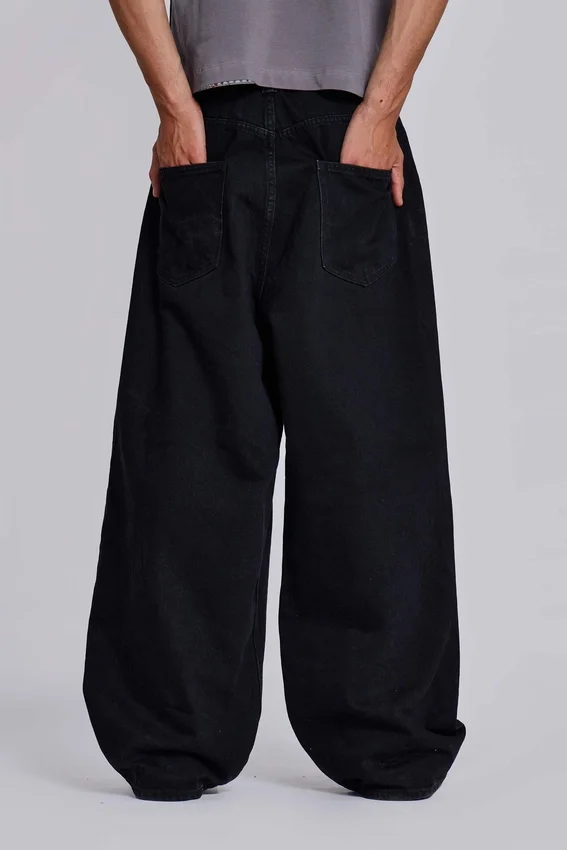 Vaqueros Colossus Jeans XL negros lisos