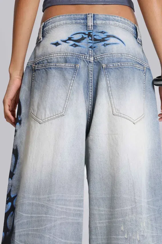Vaqueros Colossus Jeans XL «Spike Airbrush»