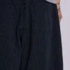 Vaqueros Colossus XL a rayas finas negros