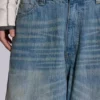 Vaqueros Colossus XL con efecto slub y lavado claro
