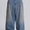 Vaqueros Colossus XL con efecto slub y lavado claro