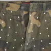 Vaqueros Colossus XL con tachuelas y estampado de camuflaje