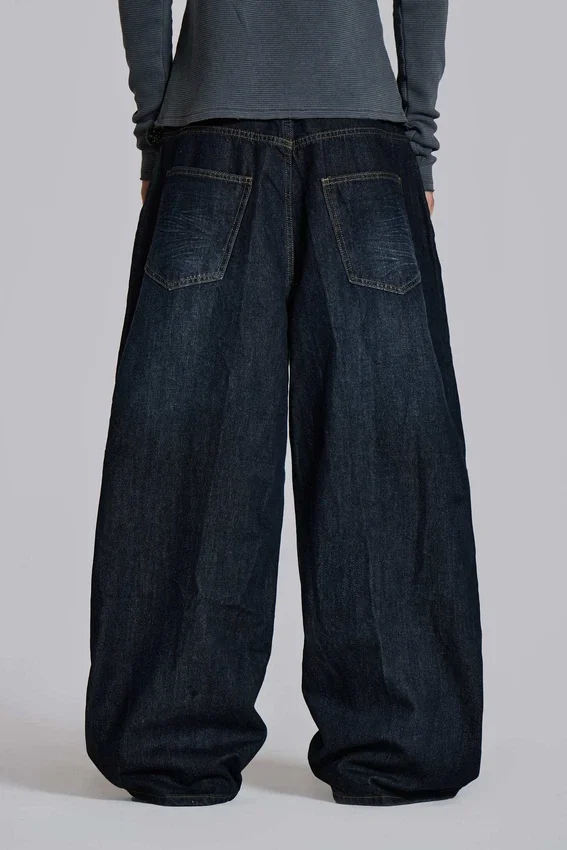Vaqueros Colossus XL índigo arrugados