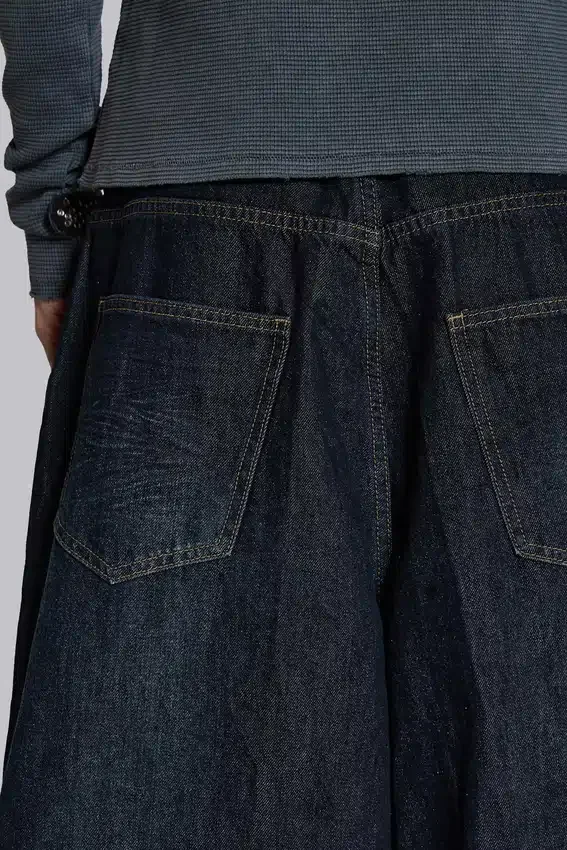 Vaqueros Colossus XL índigo arrugados