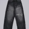Vaqueros Colossus XL negros desgastados