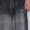 Vaqueros Colossus XL negros desgastados