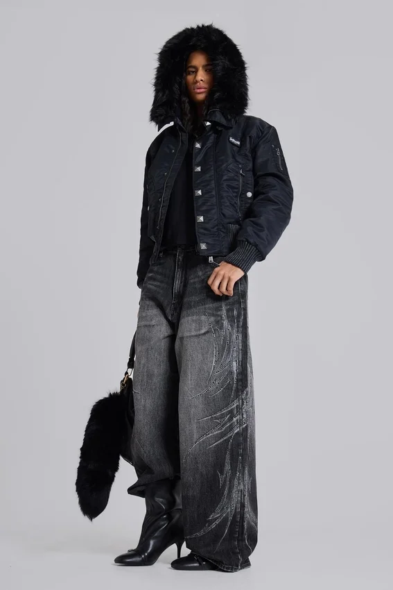 Vaqueros «Jewel Blade XL Colossus Jeans» negros