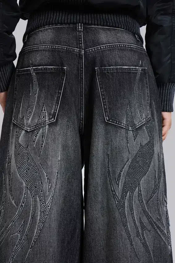 Vaqueros «Jewel Blade XL Colossus Jeans» negros