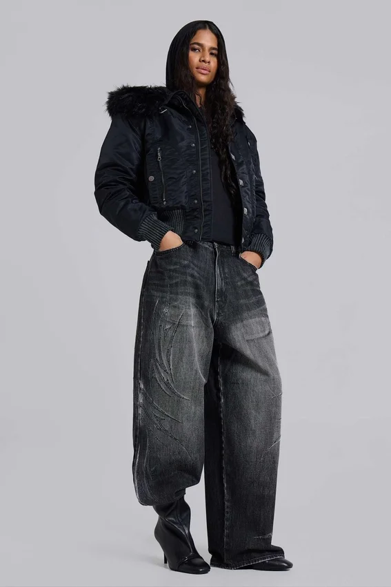 Vaqueros «Jewel Blade XL Colossus Jeans» negros