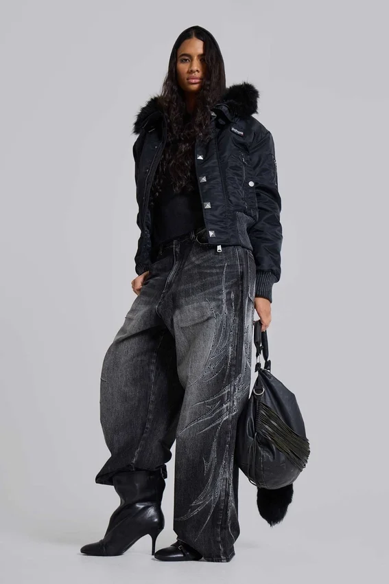 Vaqueros «Jewel Blade XL Colossus Jeans» negros