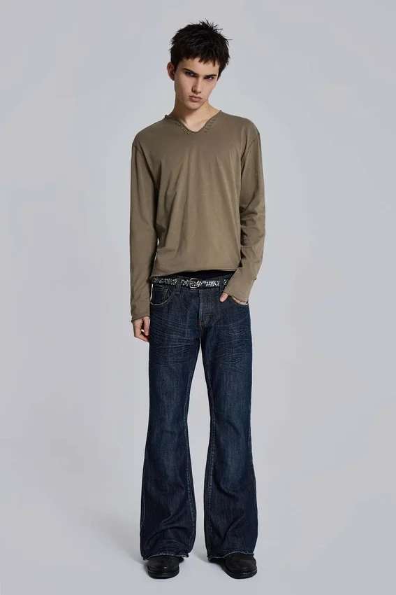 Vaqueros «Jude Bootcut» azules de corte acampanado