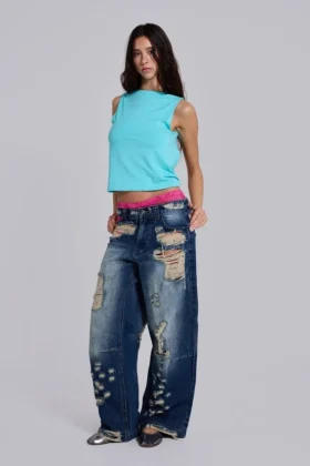 Vaqueros «Tattered Colossus Jeans»