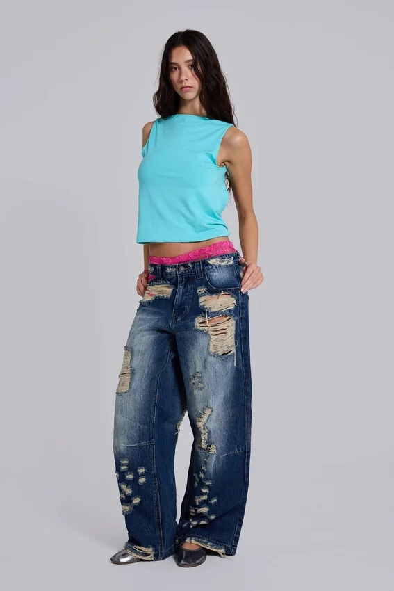 Vaqueros «Tattered Colossus Jeans»