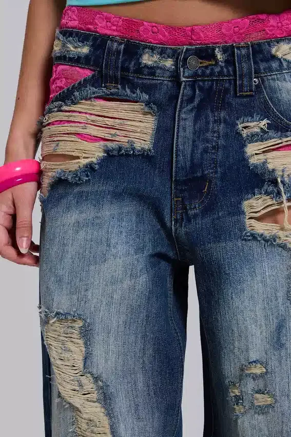 Vaqueros «Tattered Colossus Jeans»