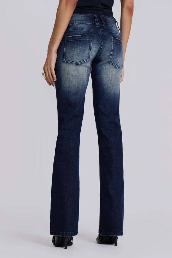 Vaqueros Thirteen en azul vintage