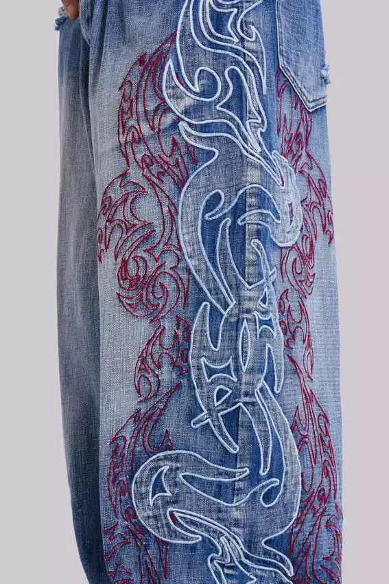 Vaqueros Tribal XL Colossus Jeans