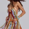 Vestido de macramé hecho a mano «Feliz»