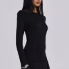 Vestido de malla «Black Wings»