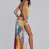 Vestido largo bandeau Livia