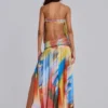 Vestido largo bandeau Livia