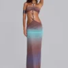 Vestido largo «Ombre» de Marilis