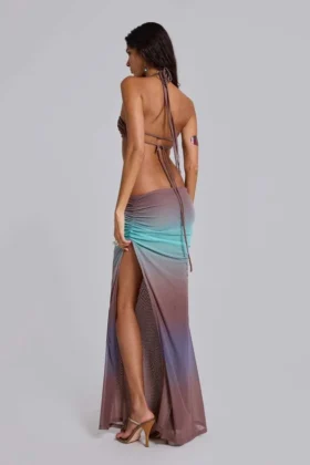 Vestido largo «Ombre» de Marilis