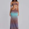 Vestido largo «Ombre» de Marilis