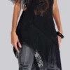 Vestido «Vivienne» con flecos de encaje