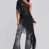 Vestido «Vivienne» con flecos de encaje
