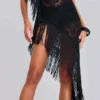 Vestido «Vivienne» con flecos de encaje
