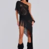 Vestido «Vivienne» con flecos de encaje